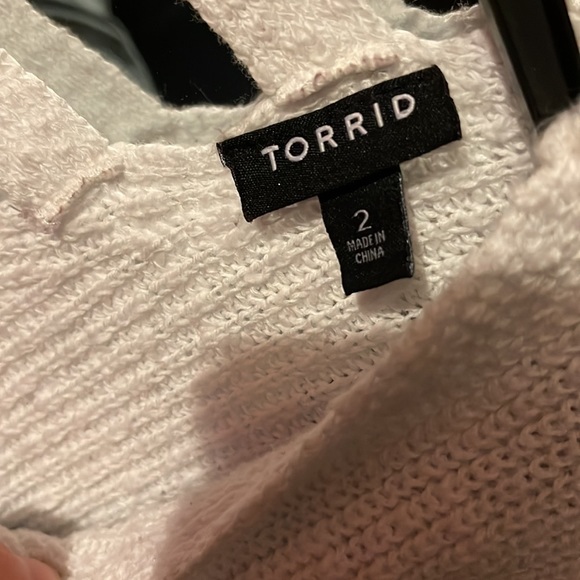 Torrid color block Sweater - Picture 3 of 3